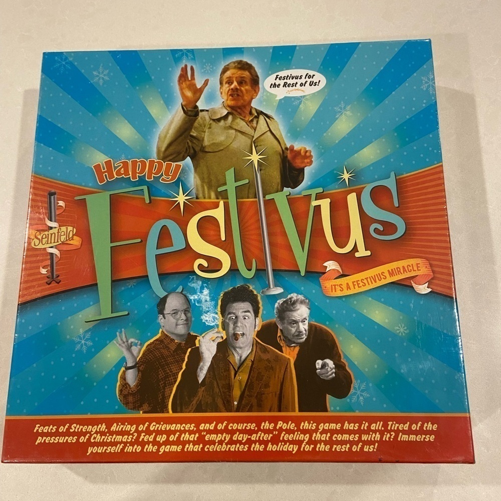 Seinfeld Festivas For The Rest Of Us Board Game Brand New Sealed Box